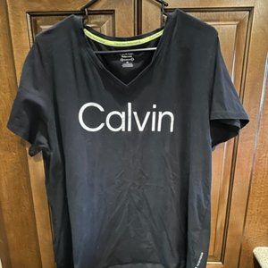 Calvin 2X Black Short Sleeve T-Shirt